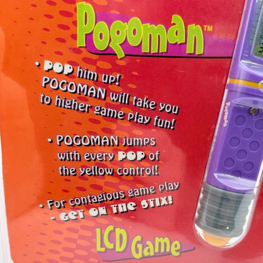 Tiger Electronics Stix Pogoman Handheld Electronic LCD Game Vintage 1995 New